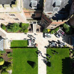 Drone photography at Rowton Castle
